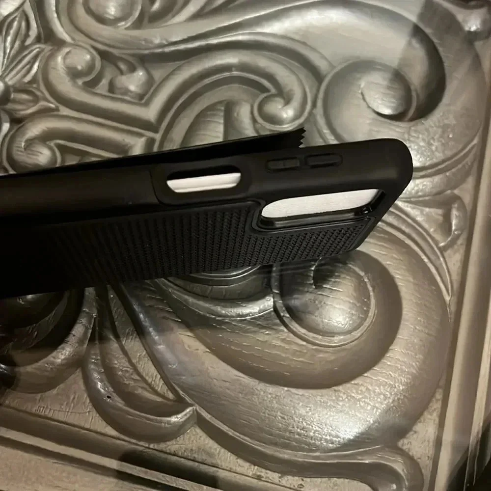 Samsung A32 5G Matte black phone case Non Slip Textured Back - Military …
